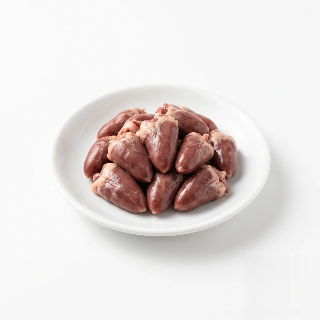 <鳥肉類> にわとり [副品目] 心臓 生の写真