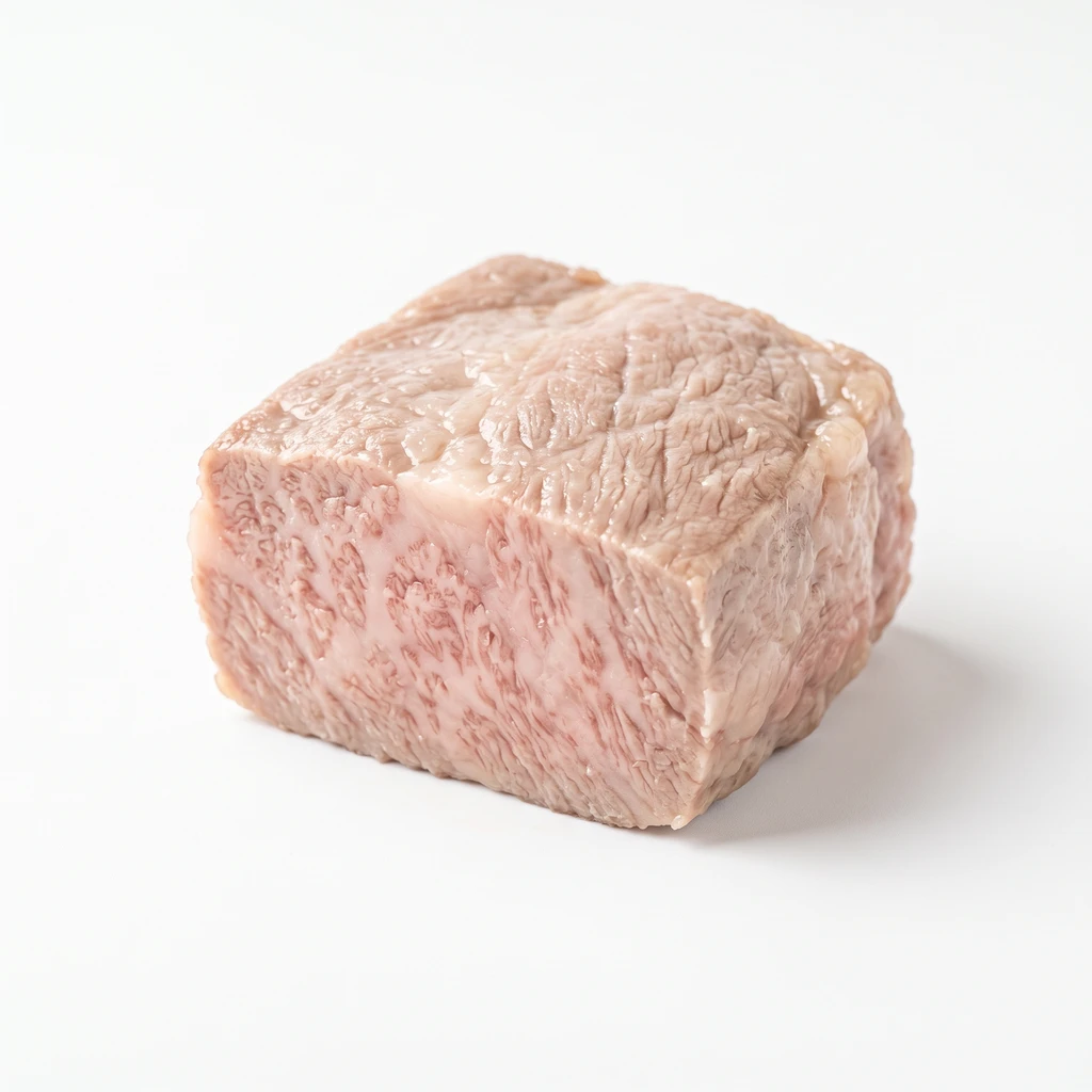 <畜肉類> うし [和牛肉] リブロース 脂身つき ゆでの写真