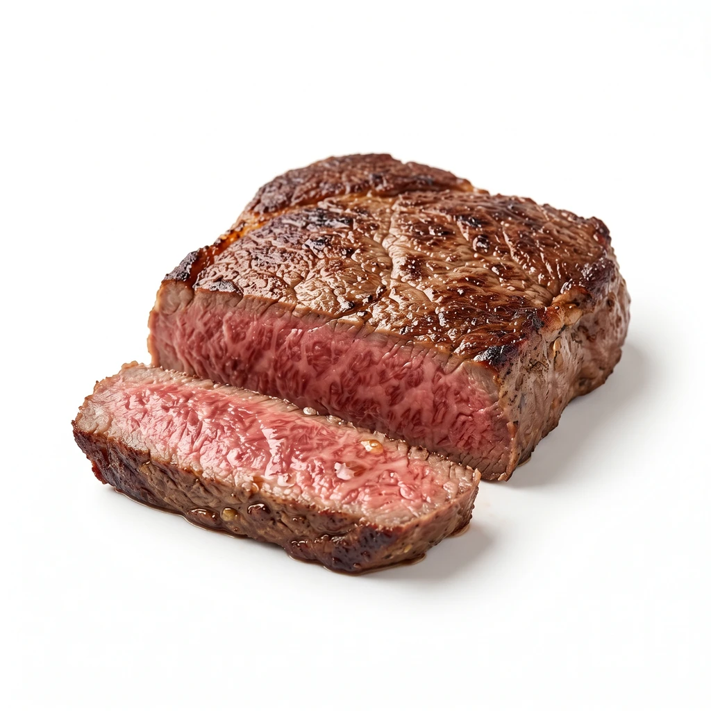 <畜肉類> うし [和牛肉] もも 皮下脂肪なし 焼きの写真