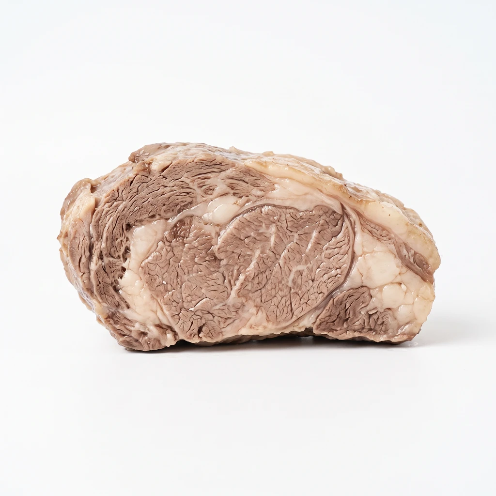 <畜肉類> うし [交雑牛肉] リブロース 脂身つき ゆでの写真
