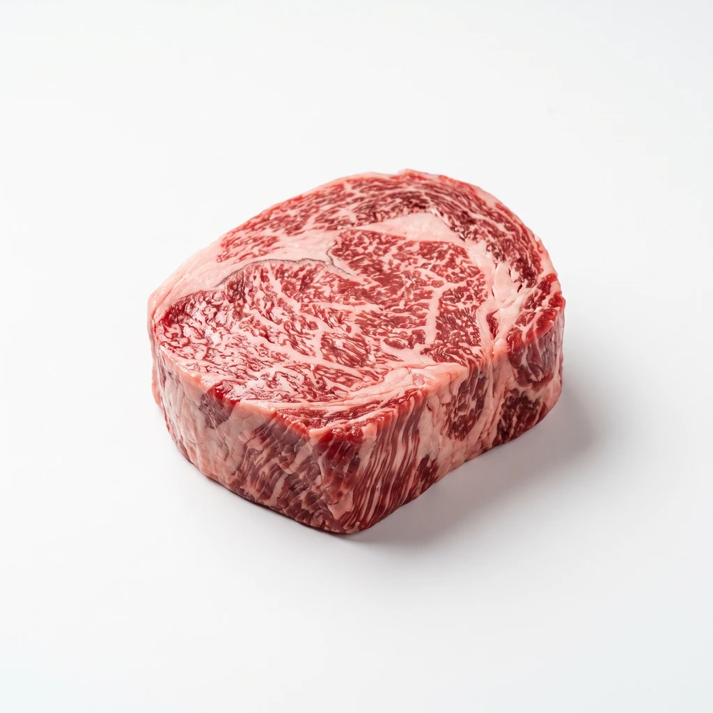 <畜肉類> うし [交雑牛肉] リブロース 皮下脂肪なし 生の写真