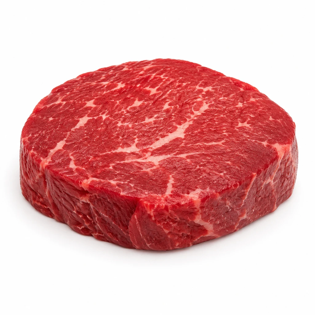 <畜肉類> うし [交雑牛肉] リブロース 赤肉 生の写真