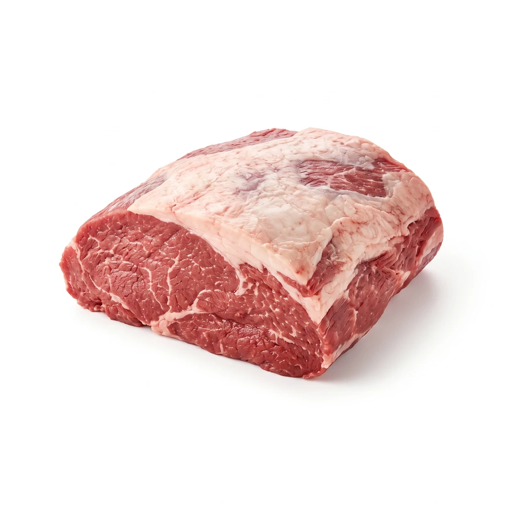 <畜肉類> うし [交雑牛肉] もも 脂身つき 生の写真