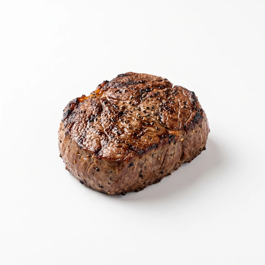 <畜肉類> うし [交雑牛肉] もも 皮下脂肪なし 焼きの写真