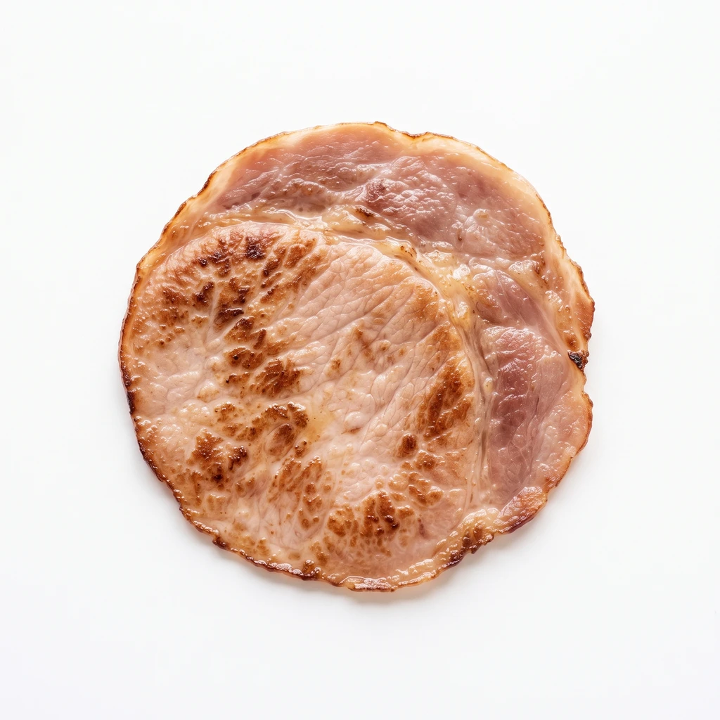 <畜肉類> ぶた [ハム類] ロースハム 焼きの写真