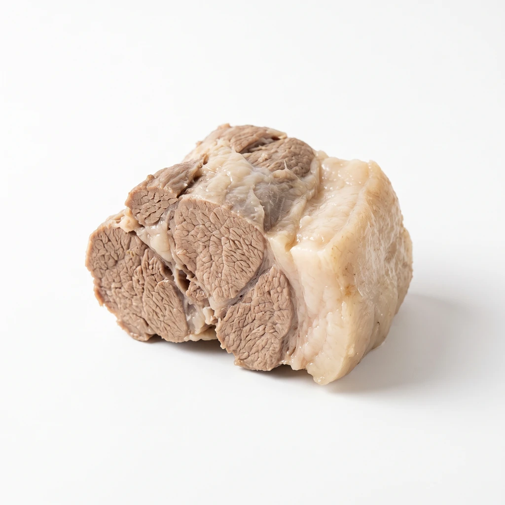 <畜肉類> うし [乳用肥育牛肉] かた 脂身つき ゆでの写真