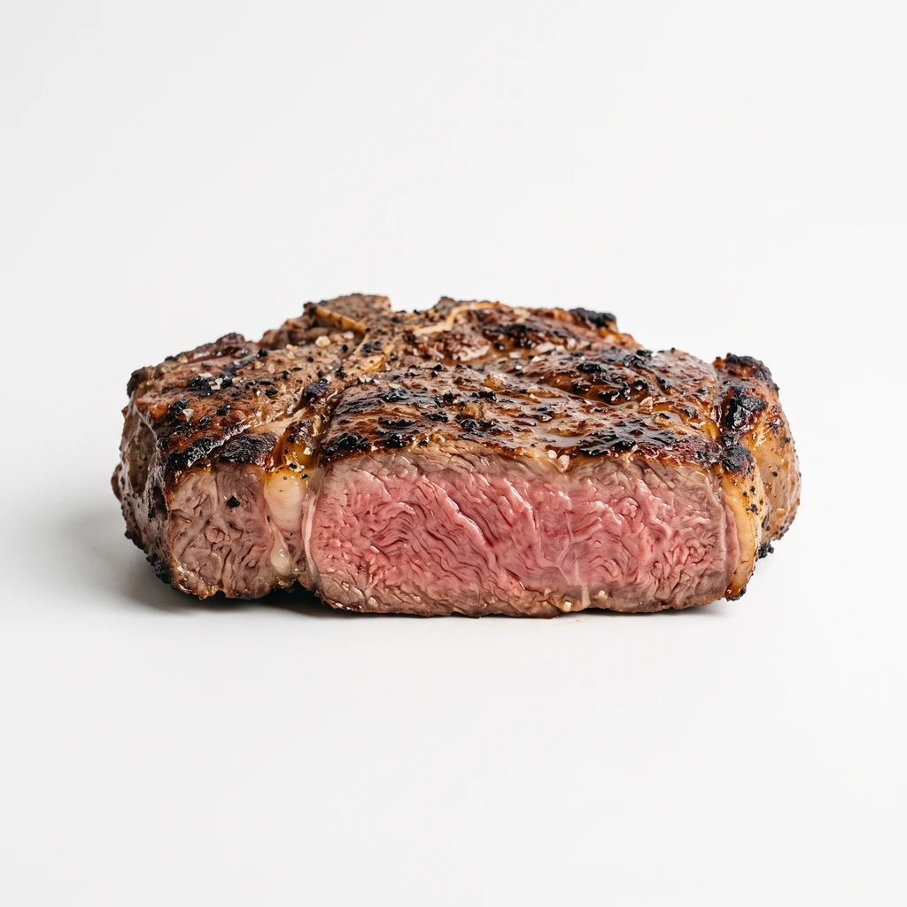 <畜肉類> うし [乳用肥育牛肉] かた 脂身つき 焼きの写真