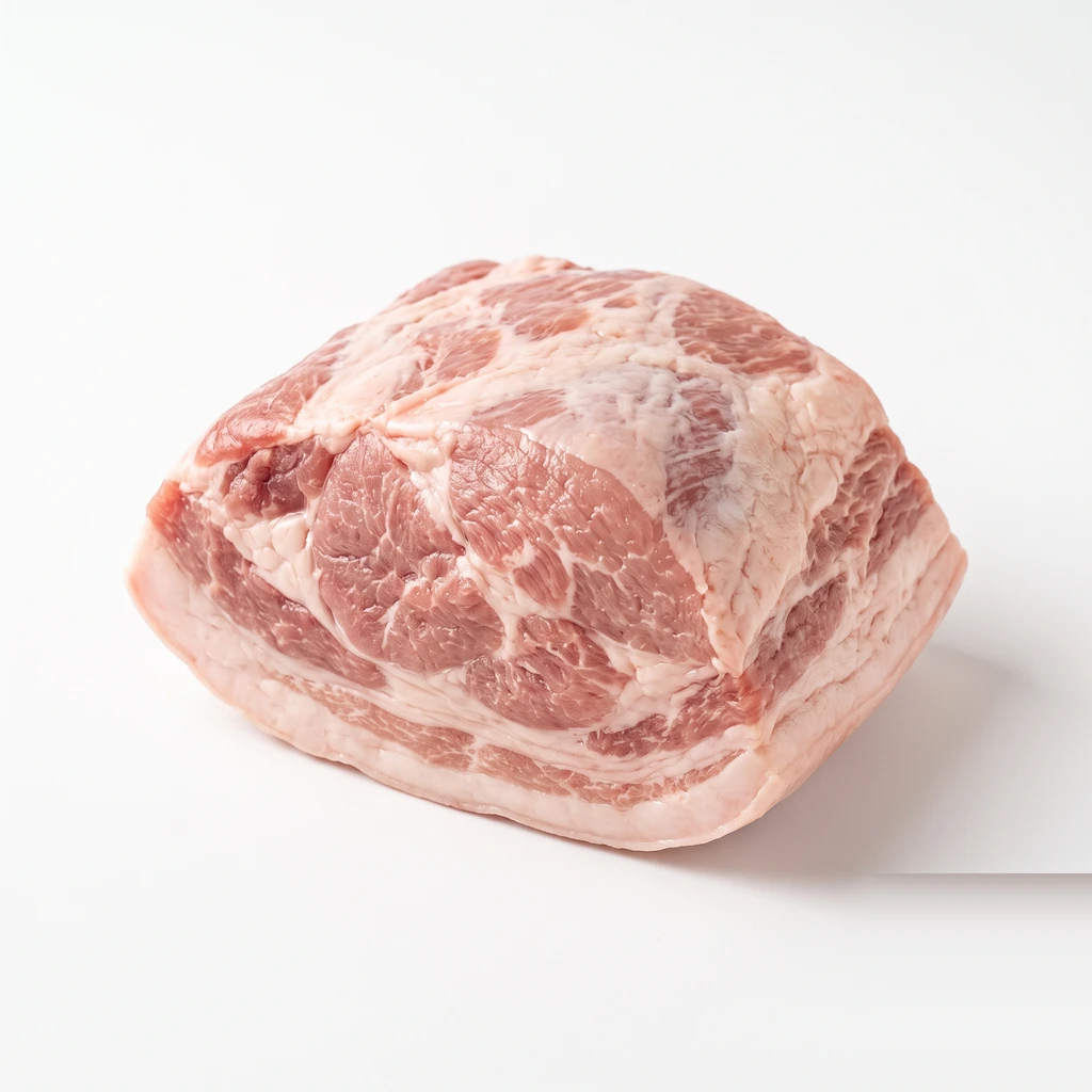 <畜肉類> ぶた [副生物] 頭部 ジョウルミート 生の写真