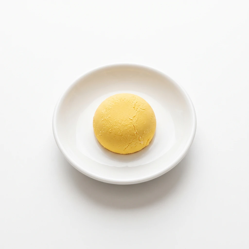 鶏卵 卵黄 ゆでの写真