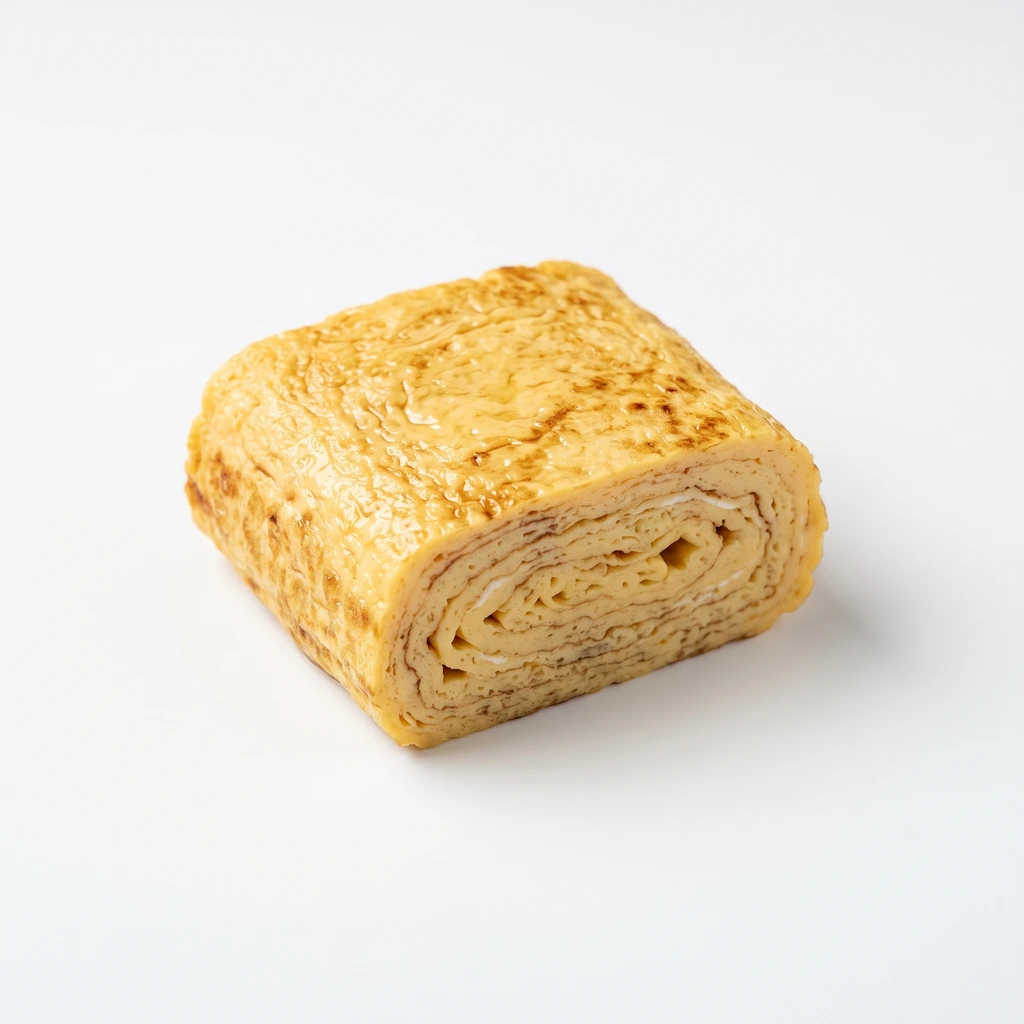 鶏卵 たまご焼 だし巻きたまごの写真