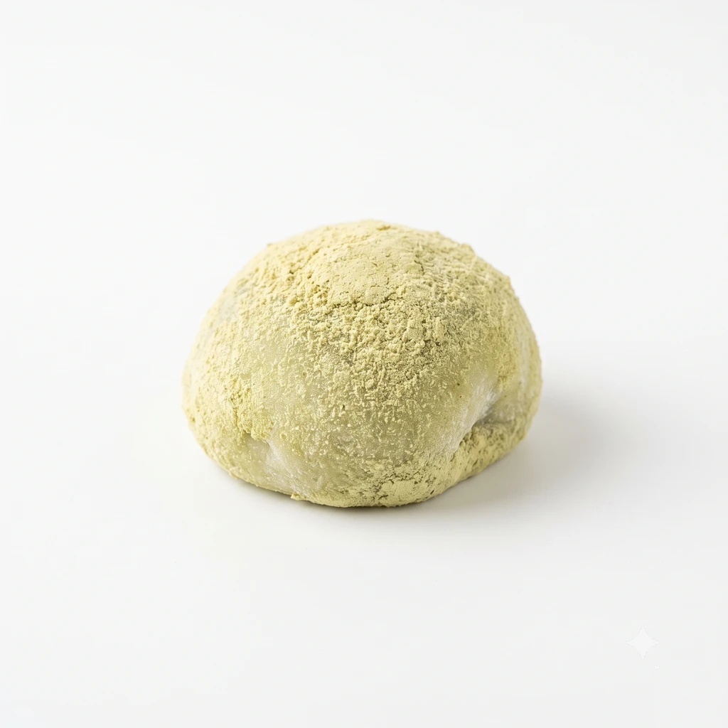 <和生菓子・和半生菓子類> うぐいすもち こしあん入りの写真