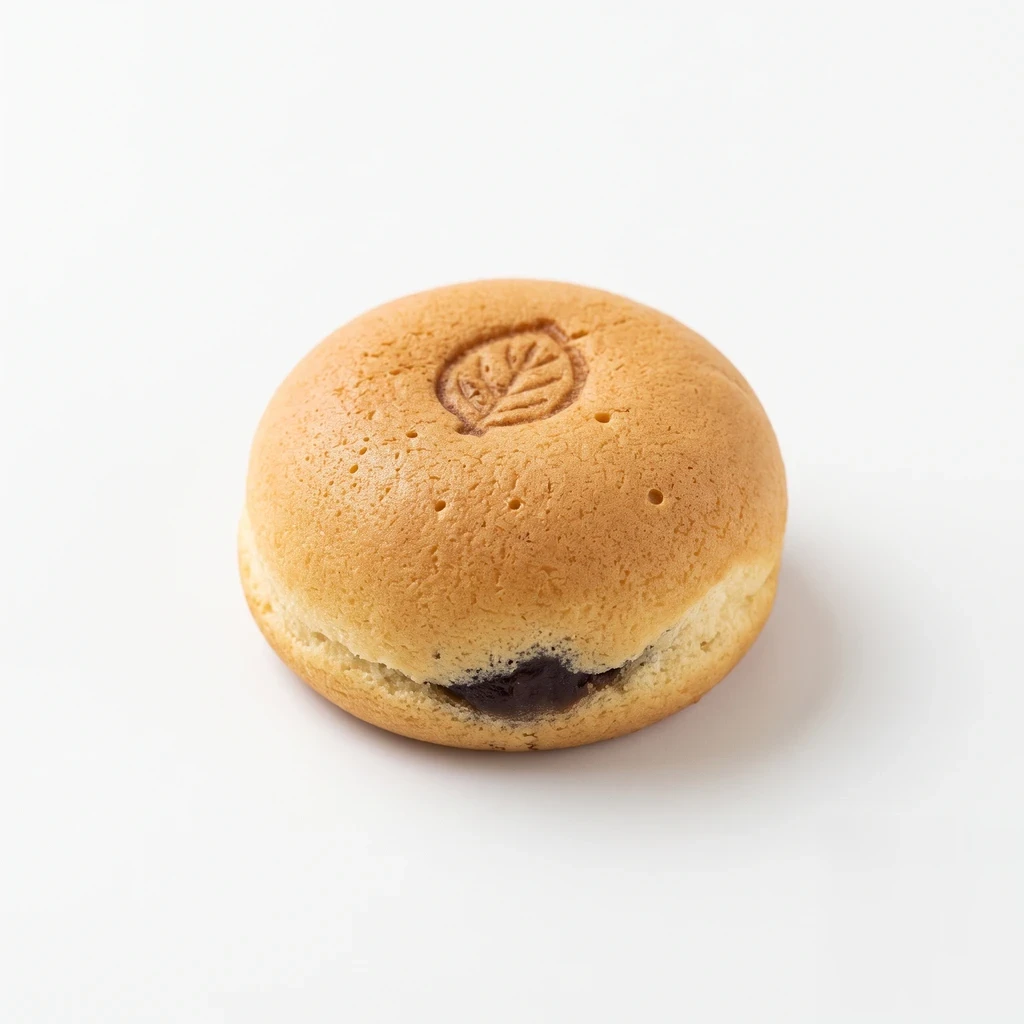 <和生菓子・和半生菓子類> まんじゅう カステラまんじゅう こしあん入りの写真