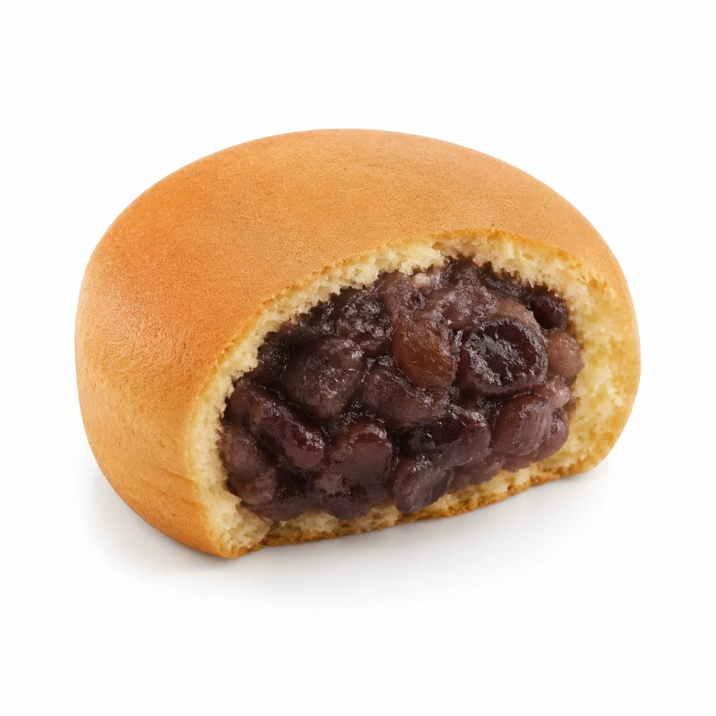 <和生菓子・和半生菓子類> まんじゅう とうまんじゅう つぶしあん入りの写真